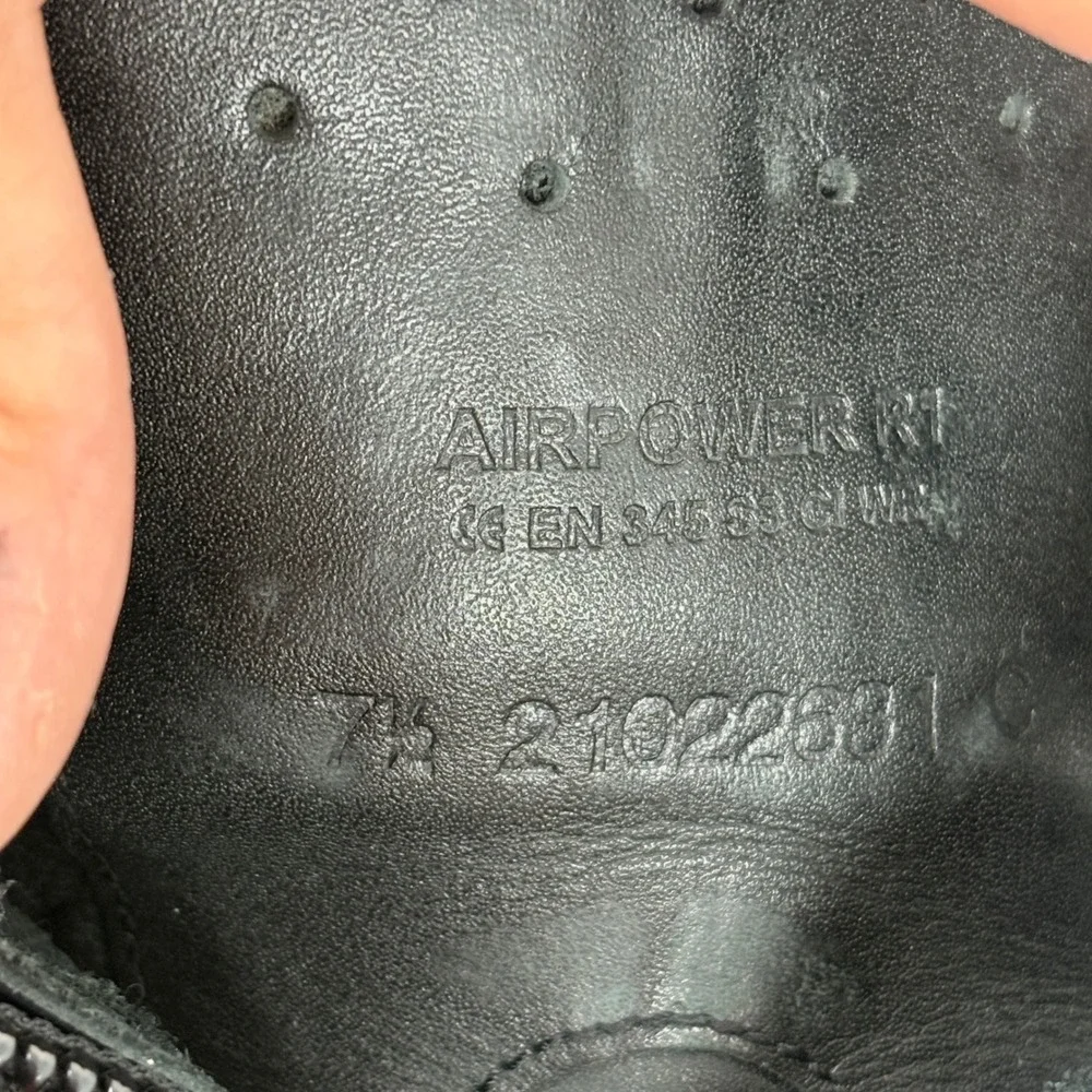 Haix Airpower R1 Black Leather EMS Station Crosstech Boots Mens 7.5W Womens 9